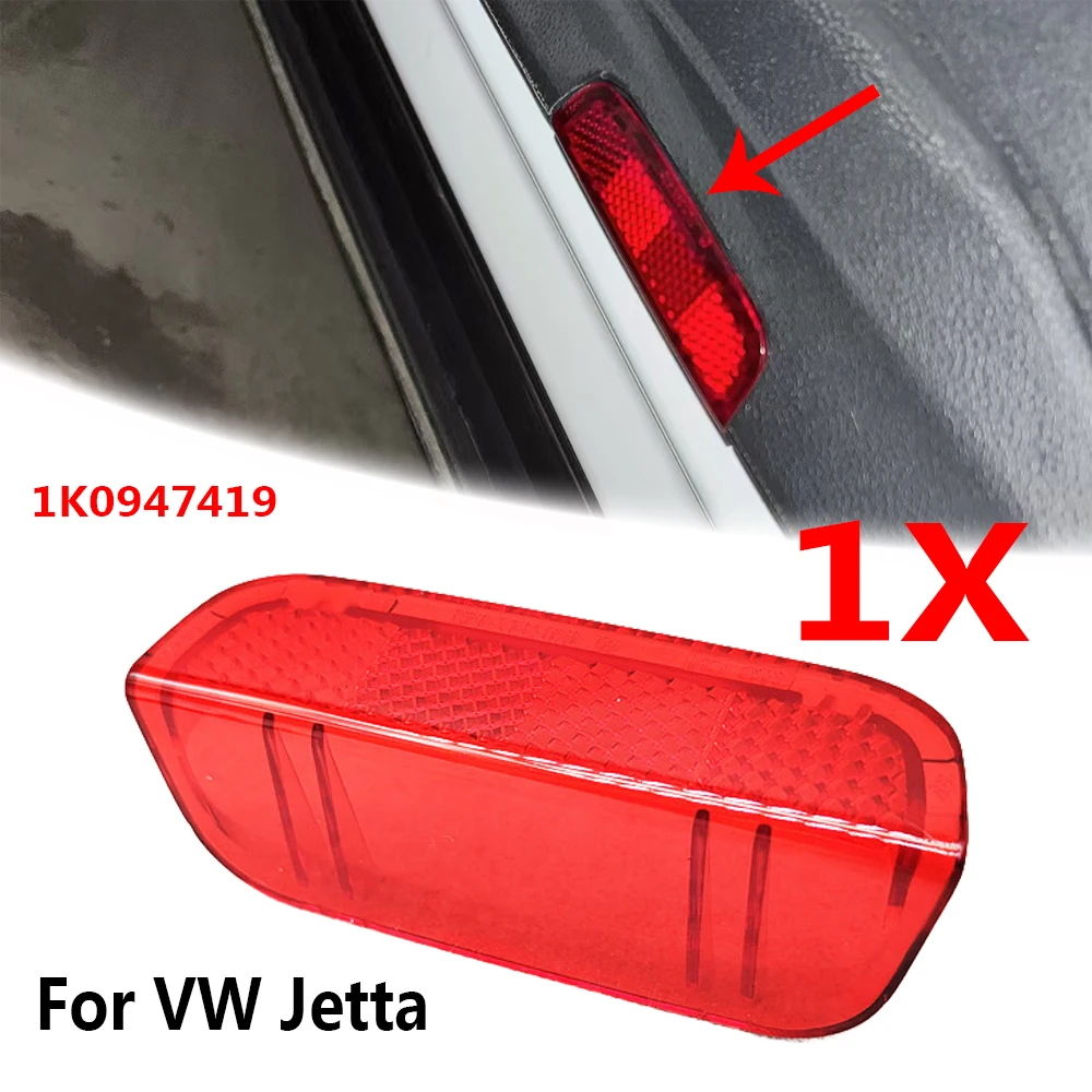 1X Rot Vorne Innen Tür Licht Objektiv Reflektor Für VW Jetta A5 MK5 Golf 5 6 7 GTI Passat B6 B7 CC Tiguan Touran TRoc 1K 0947419