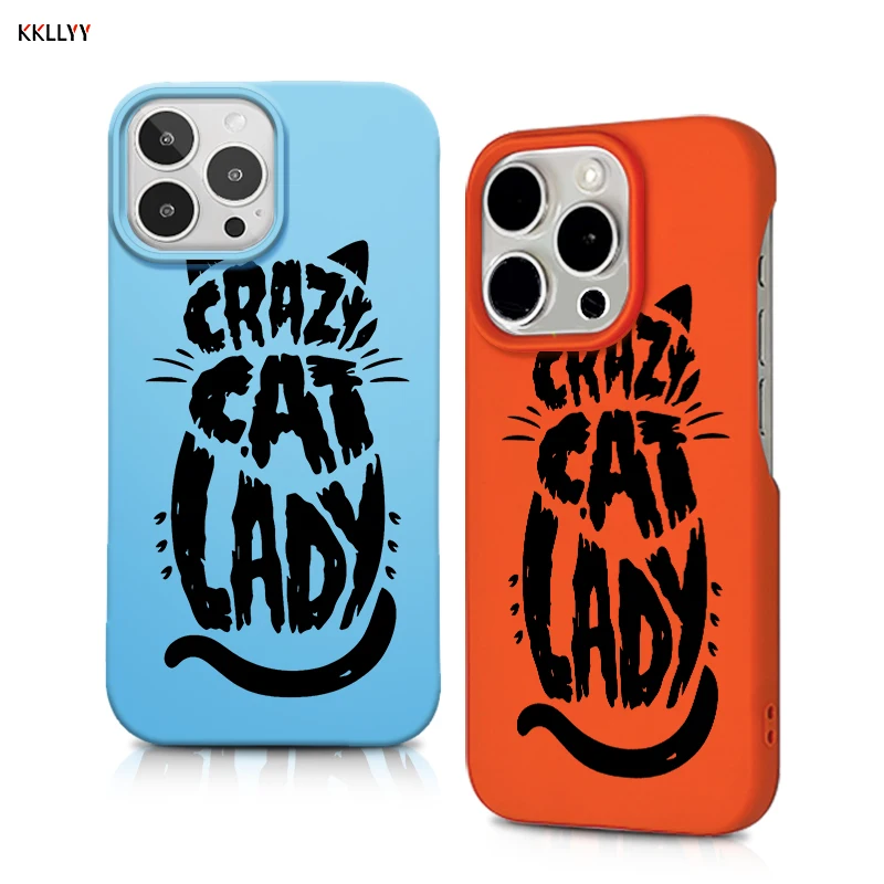 

Skin friendly Phone Case for iPhone 16E/15/14/13 Pro Max/12/XR Printed Phone Cover Cat text Shockproof Gym Lover Gift