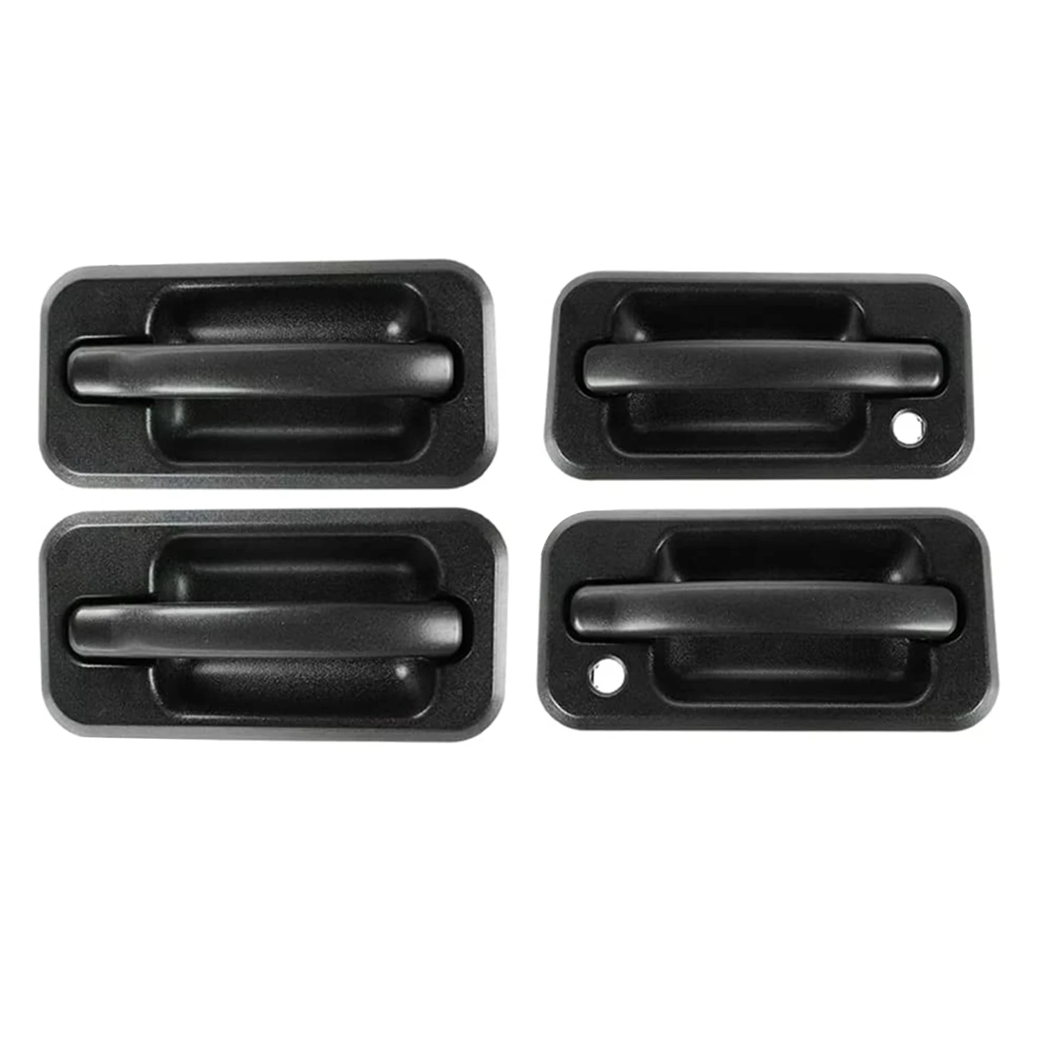 

4Pcs Exterior Outside Door Handle Set for 2003-2009 Hummer H2 Black Textured 131609870457 15104792 10360326