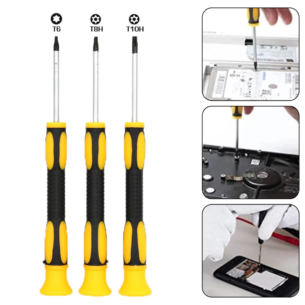 hexagon torx chave de fenda kit reparacao mao instalar e abrir ferramenta x box one360 ps4 laptop t6h t8h t10h diy 01