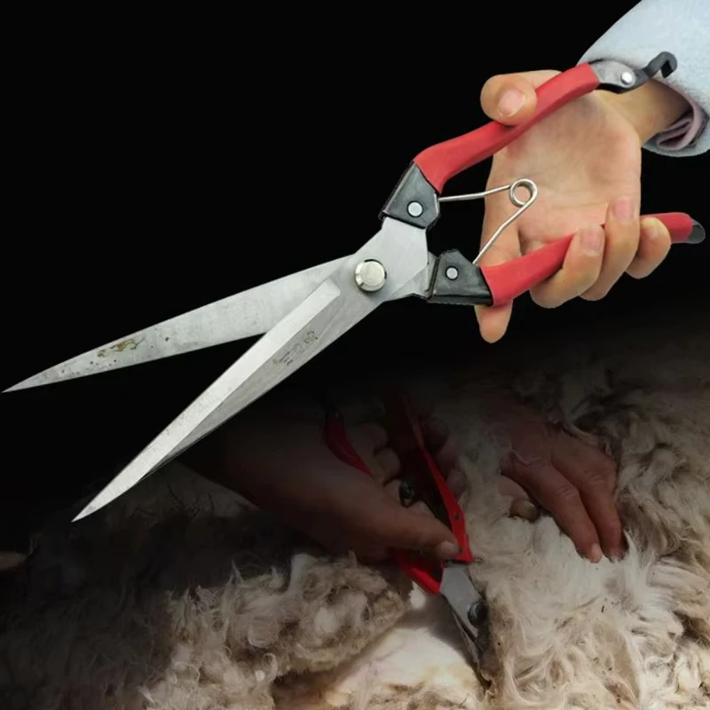 

Farm Sheep Clippers Spring Wool Cutter Shears Pet Cut Hair Shearing Machines Tools Goat Scissors Manganese Steel Clipper