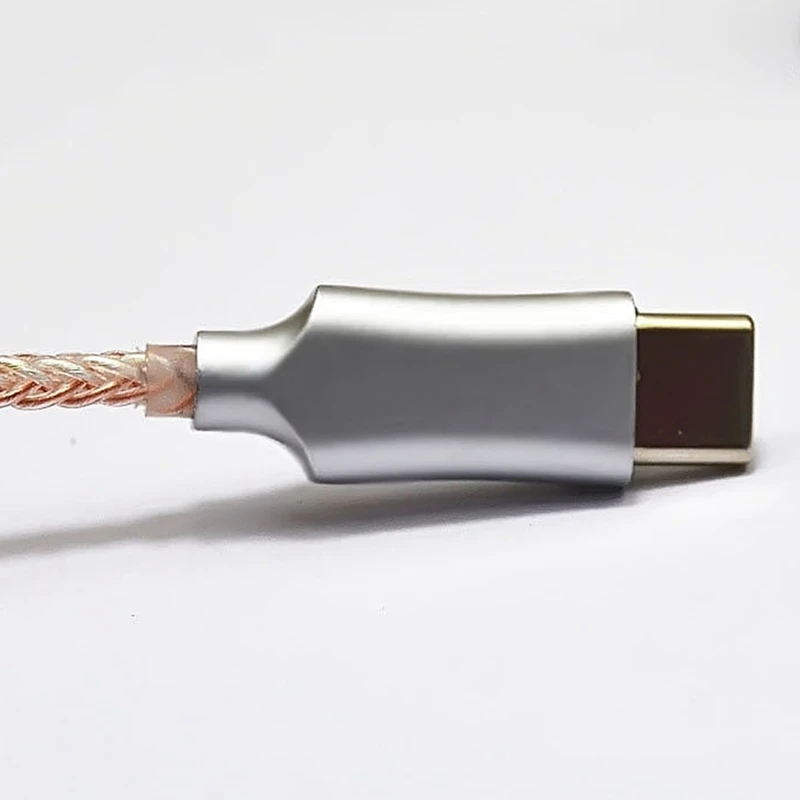 RISE-DAC USB C타입 헤드폰 어댑터, Hifi 디코딩 AMP 어댑터, 사운드 카드, 안드로이드용, 3.5mm, ES9318