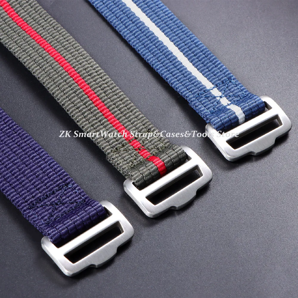20mm 22mm Nylon Watch Strap Nylon Woven Fabric Military Sport Watch Band for Men Women Bracelet Replacement Canvas Wrist Band