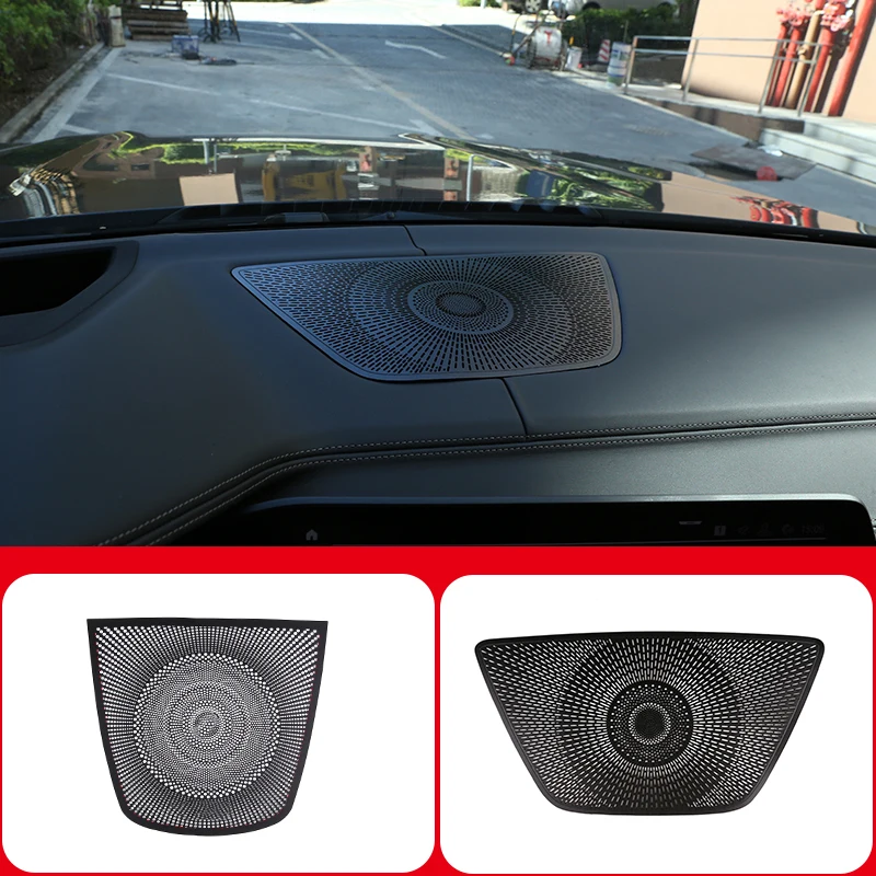 Car Styling Audio Speaker Dashboard Loudspeaker Cover Sticker Trim For BMW X5 X6 E70 E71 F15 G05 2008-2022 Interior Accessories