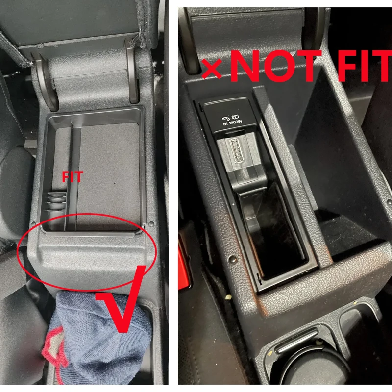 ABS Central Armrest Storage Box Pallet Container for Volkswagen VW Tiguan 2010 2011 2012 2013 2014 2015 Car Styling
