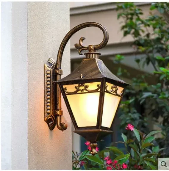 

American country outdoor wall lamp door front garden lamp outdoor villa garden balcony exterior wall waterproof wall lamp