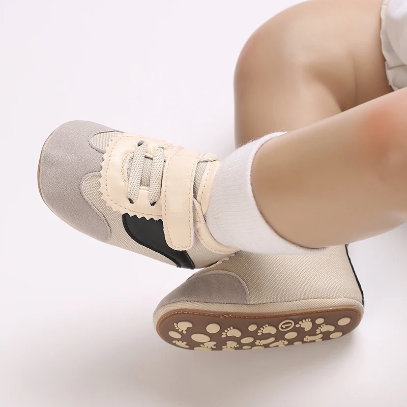 

Baby Shoes Casual Sports Shoes Color Matching Spring And Autumn Soft And TPR Sole Anti Slip Cute Comfortable High-quality