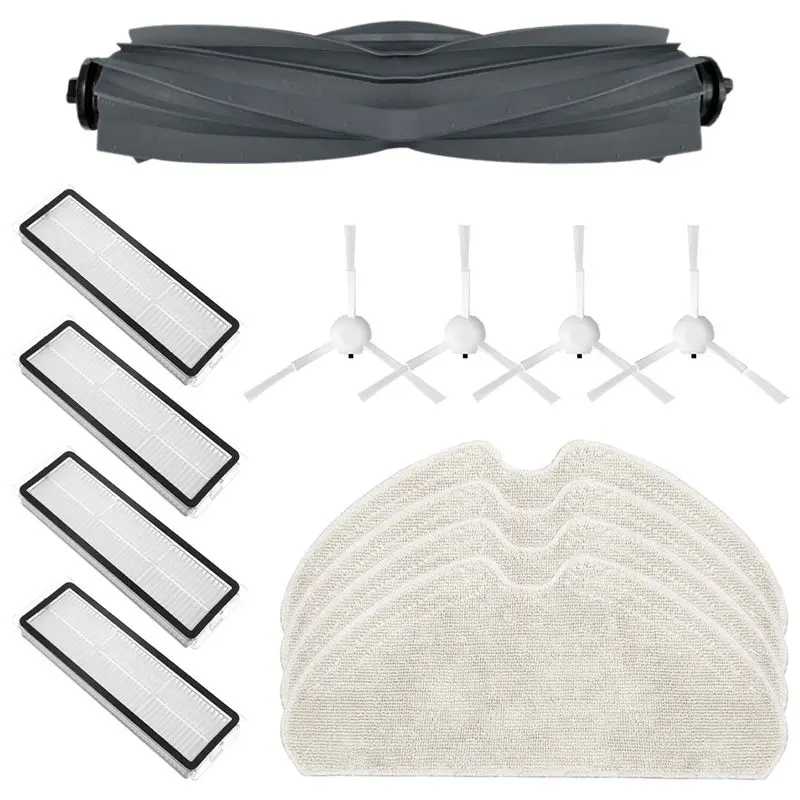 A67M-Vacuum Cleaner Accessories Robot Vacuum Main Side Brush Filter Mop Parts For Dreame D10S