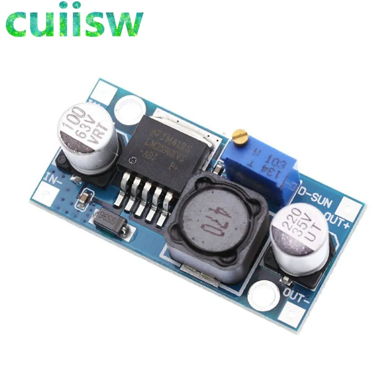 DC DC Buck Converter KIT Adjustable Power Supply DC-DC Step Down Adapter 3A LM2596HVS LM2596HV Step Down Power 4.5-50V To 3-40V