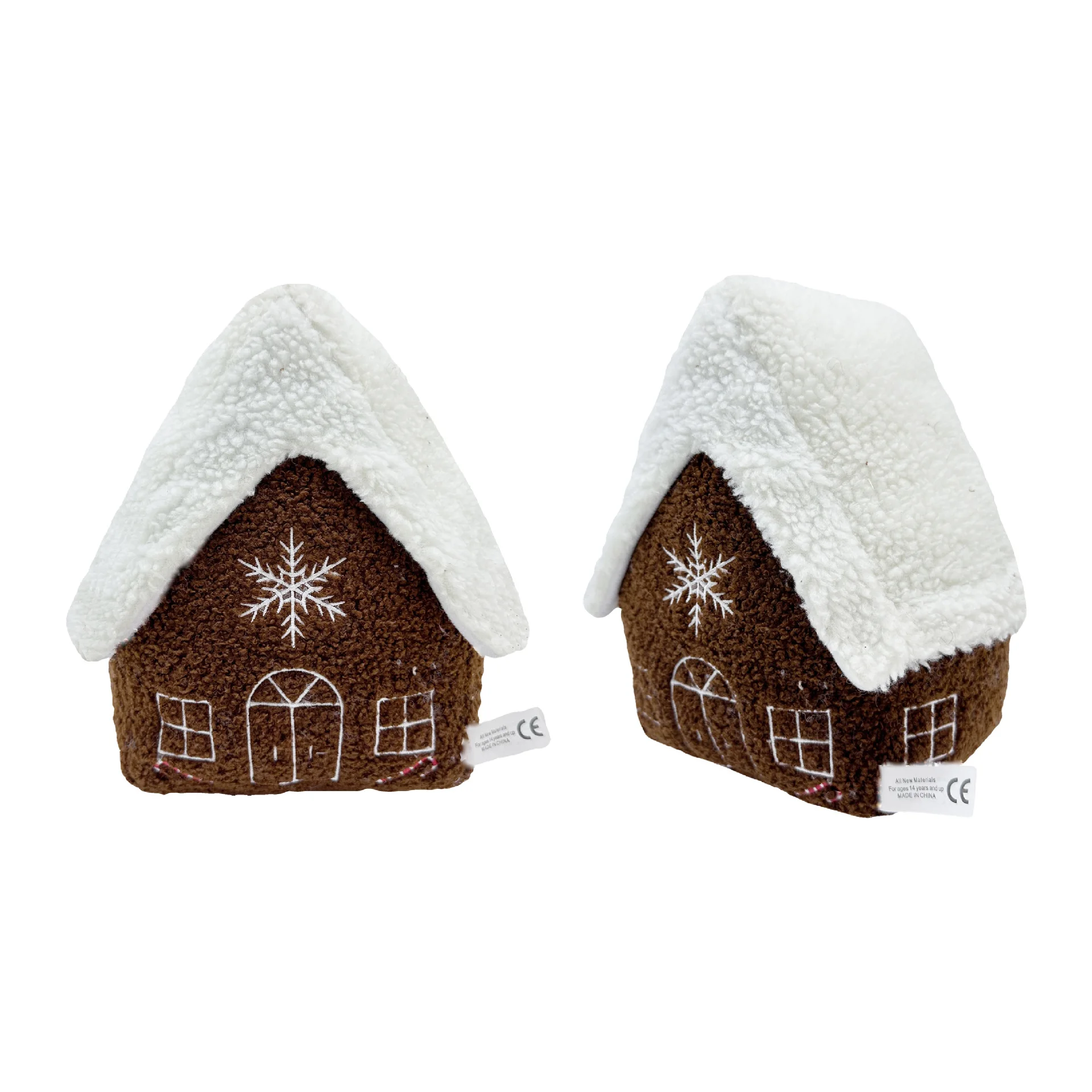 

Cross border New Small Christmas house Cashmere Gingerbread Plush Toy Doll Can Be a Good Choice for Holiday Birthday Gifts