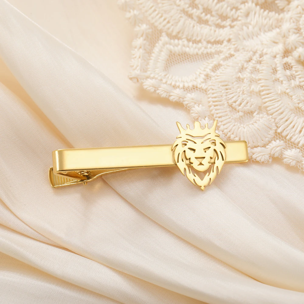 Dawapara الأسد رئيس الطوطم الأفريقي التعادل كليب ملك الغابة رمز القوة الحكمة حماية تميمة مجوهرات من صلب لا يصدأ #4