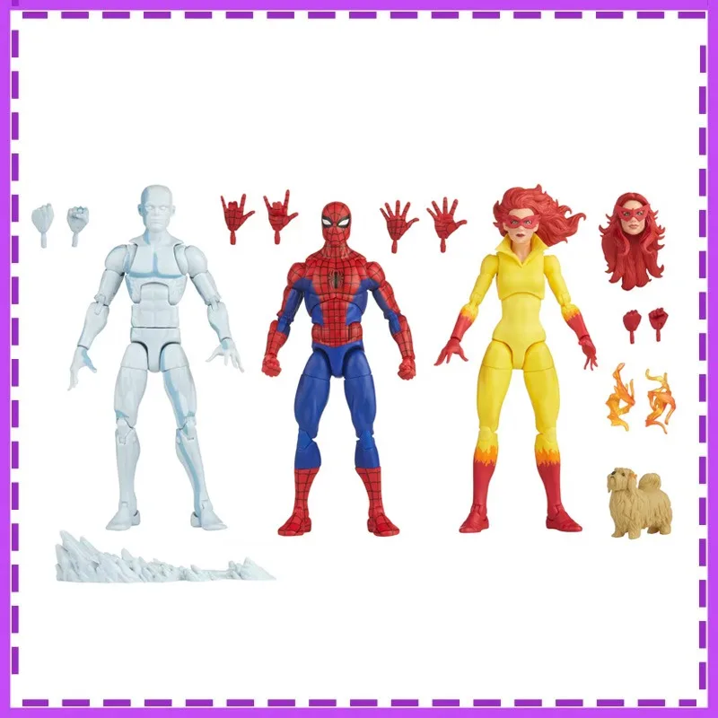 Anime Marvel Legends IceMan Firestar No Original Packaging Box Active Joint Gifts for Children Action Figure Model Toys