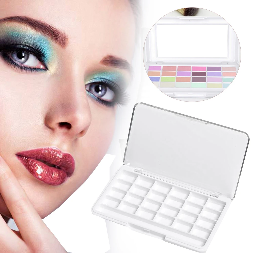 1 PC Blusher Case Lip Balm Container Makeup Palette Empty Eyeshadow Dish Cosmetics Tool Refillable Palette