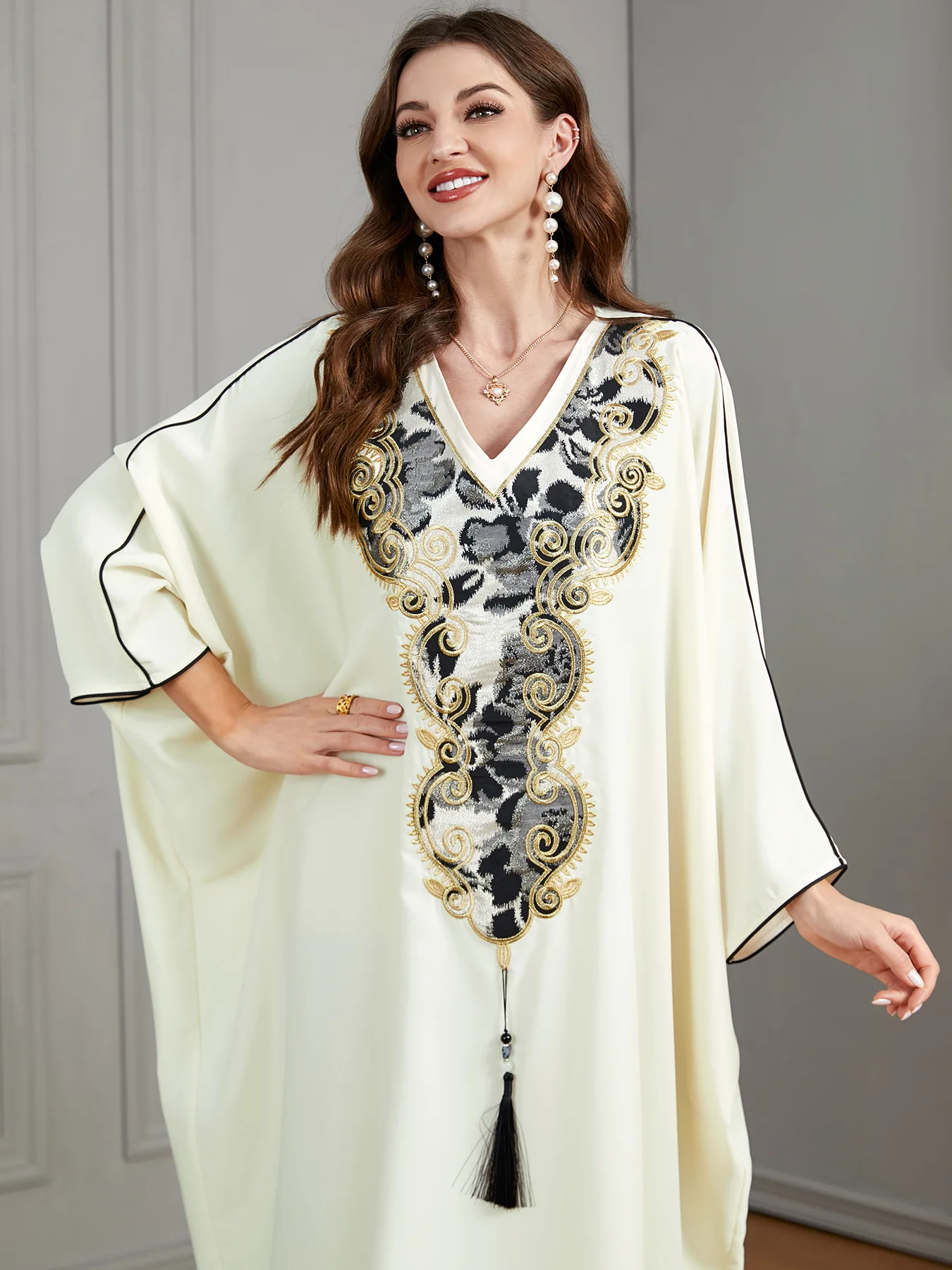 Eid Arab Muslim Party Dress for Women Abaya bat sleeve Jalabiya Long Dresses african Kaftan Vestidos Dubai Ramadan Gown robe