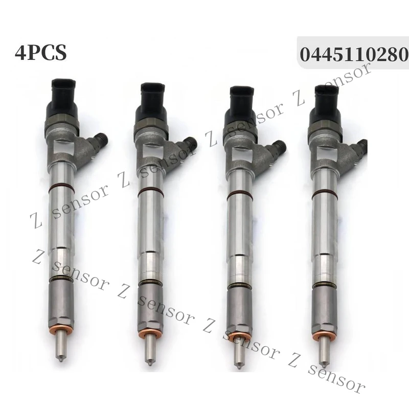 AAA+ 4PCS 0445110280 Common Rail Diesel Fuel Injector for Renault Scenic 1.9 DCI