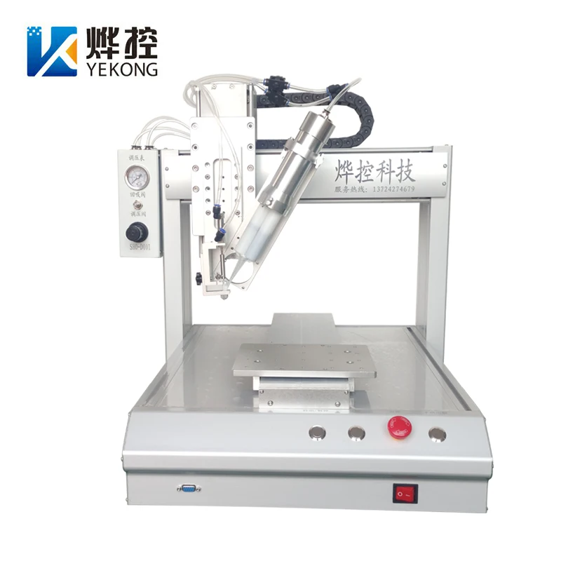 XYZ Linear Robot Precision Dispenser Two Component Cartridge Gap Filler Valve AB Glue Dispenser Valve Mix Machine