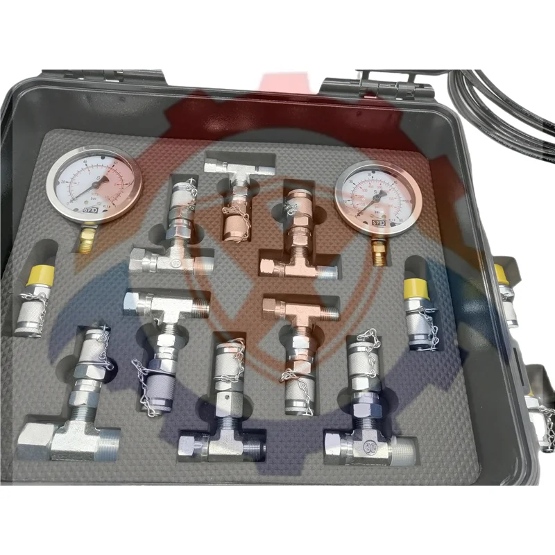 OEM New High Quality Excavator Hydraulic Pressure Gauge Group Oil   Test