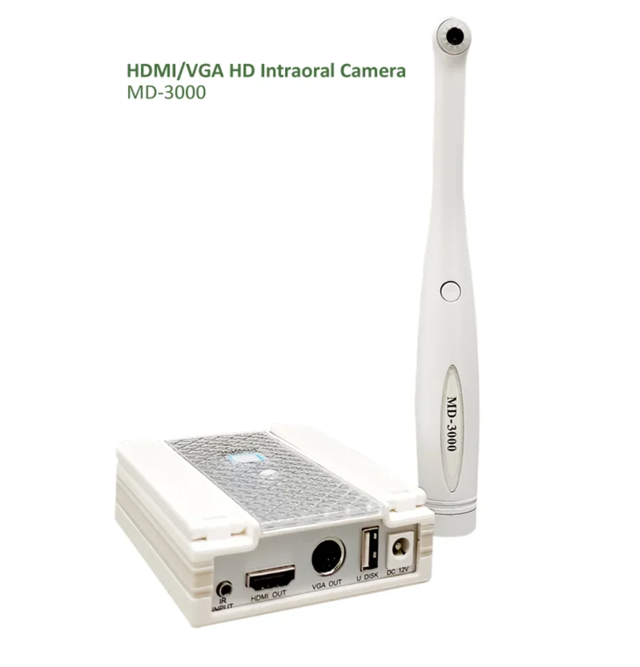 MD-3000 1080P  Dental Intraoral Camera CMOS COB Light Waterproof Oral Endoscope VGA WiFi Output for 21-100 Inch TV