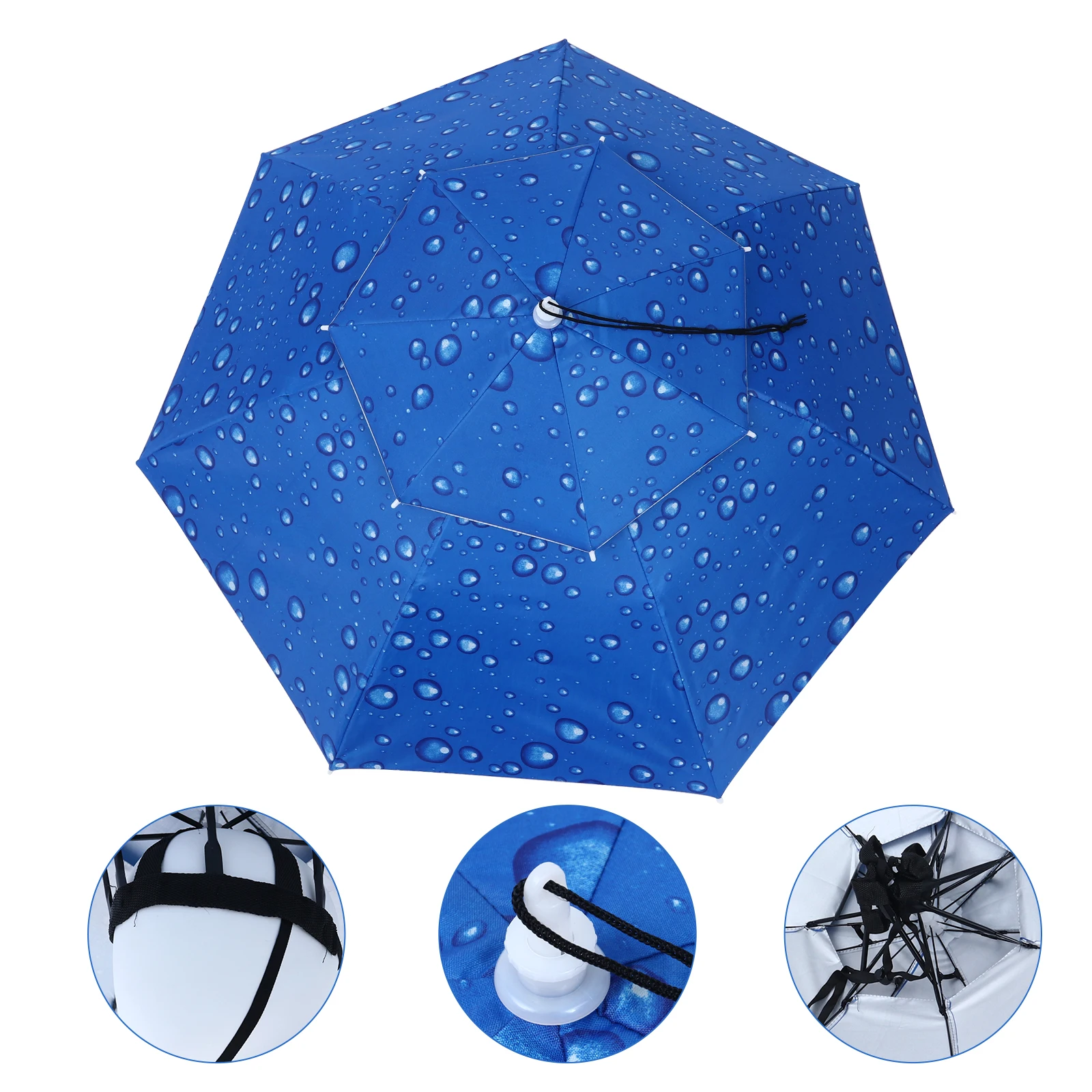 

Umbrella Outdoor Patio Head-mounted Umbrellas for Rain Windproof Garden Parasols