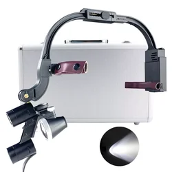 2.5x 3.5xDental Loupe Magnifier LED Head Light Lamp For Magnification Binocular Loupes 5W Light Dentisit Headlight Lab Equipment