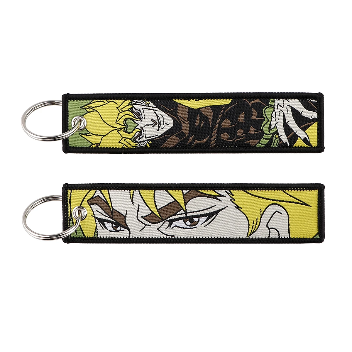1 Stück japanische Anime-Serie, bestickte Schlüsselanhänger, Jet-Tag, Schlüsselanhänger für Motorräder, Autos, Rucksack, modisches Schlüsselanhänger-Zubehör