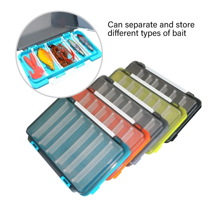 

Fish Baits Storage Case with Detachable Compartments Grids Fishing Tackle Storage Box Seal Waterproof Fishing Tackle Box