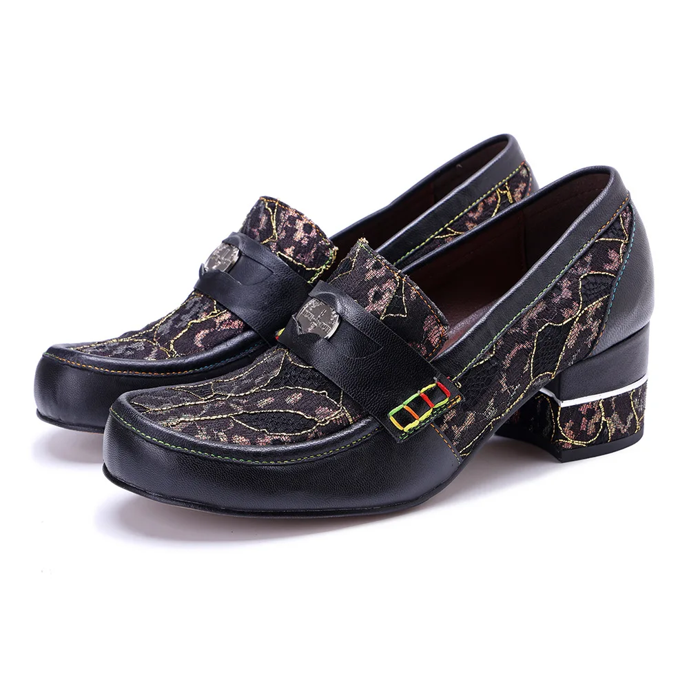 

Socofy Raffan дизайнерские роскошные удобные туфли-лодочки из натуральной кожи, весенняя мода, осенняя женская элегантная обувь на высоком каблуке, туфли-лодочки, лоферы