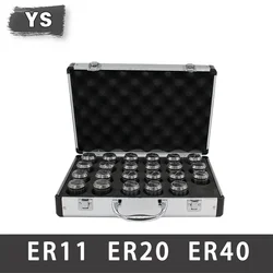 YS ER11 ER16 ER20 ER25 ER32 ER40 Set Separate Aluminum Boxes Do Not Include Collets