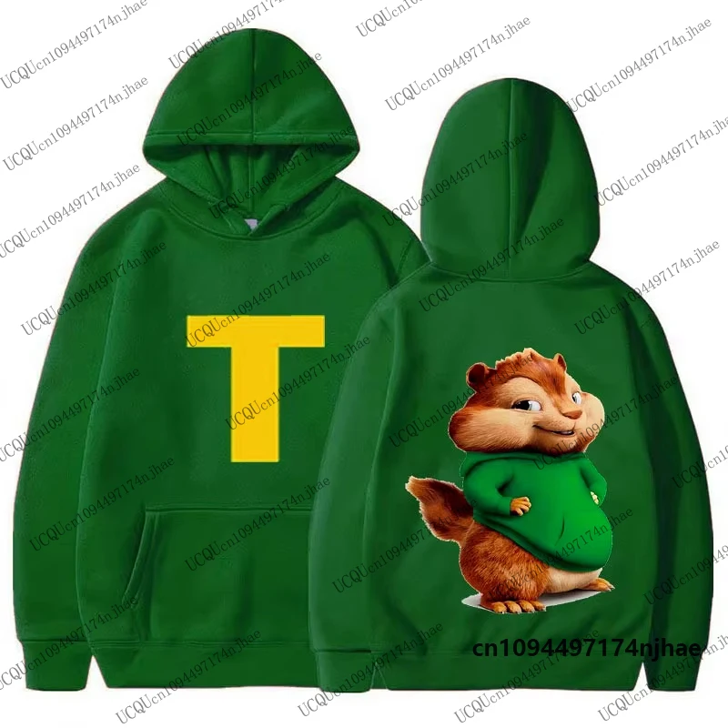 2026 Cartoon Alvin und die Chipmunks Baumwoll-Hoodies für Männer und Frauen Herbst Winter Langarm-Sweatshirt Lässige Oversized-Oberteile – Detail 3