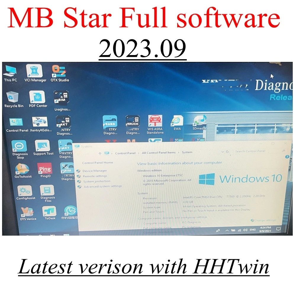 

2023.09 MB STAR C4/C5 Автоматическое диагностическое программное обеспечение HDD/SSD с Win10 Xentry SD Connect C4 Star Diagnosis Компактная автоматическая диагностика