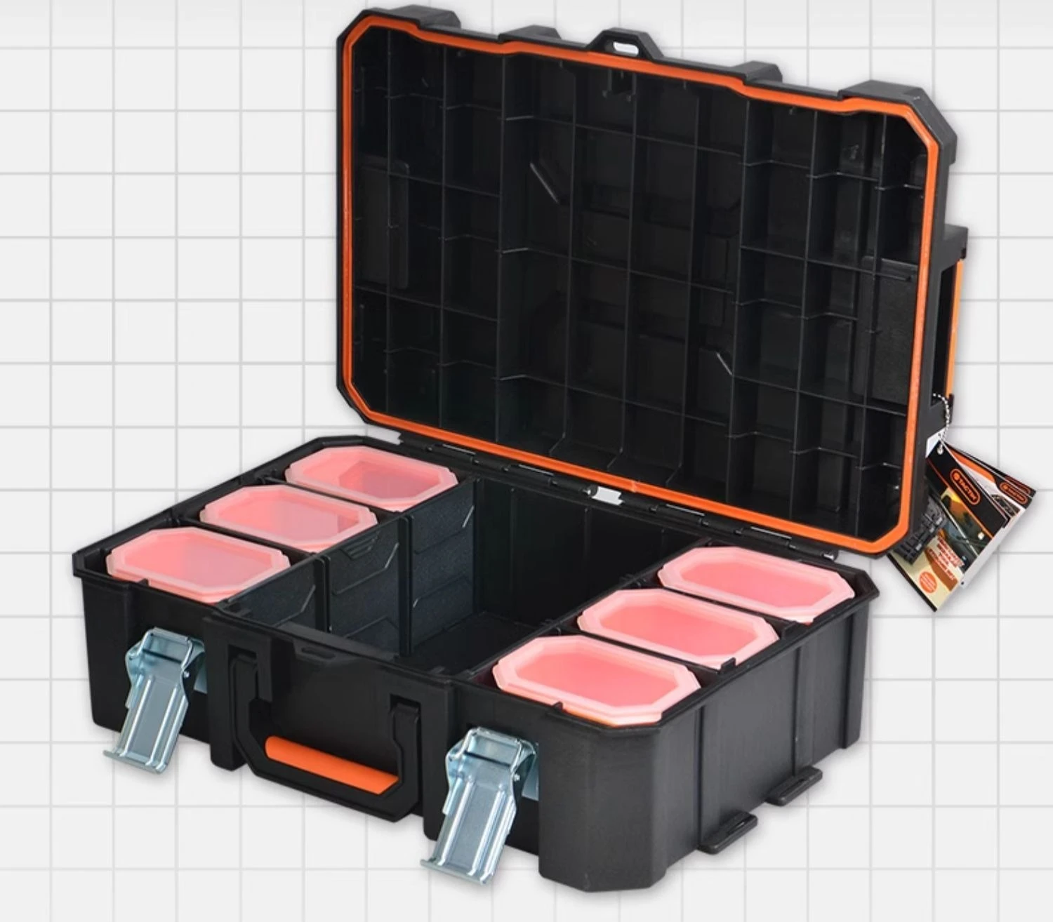 Modular industrial-grade toolbox, configurable heavy-duty toolbox