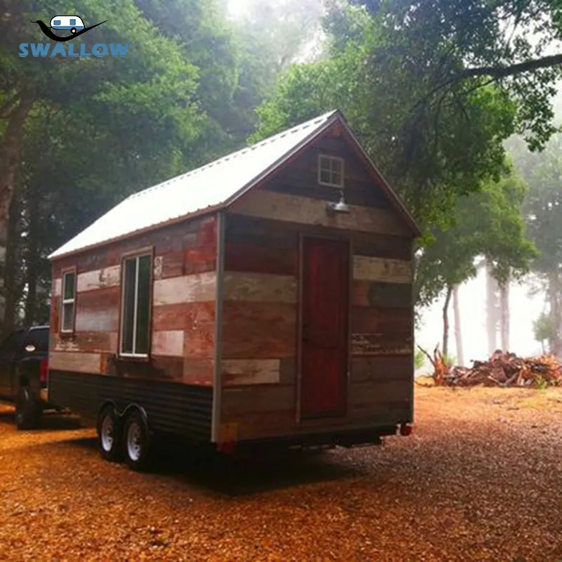 منزل سحب حديث 2024 معياري مع مطبخ يبتلع منزل صغير على عجلة