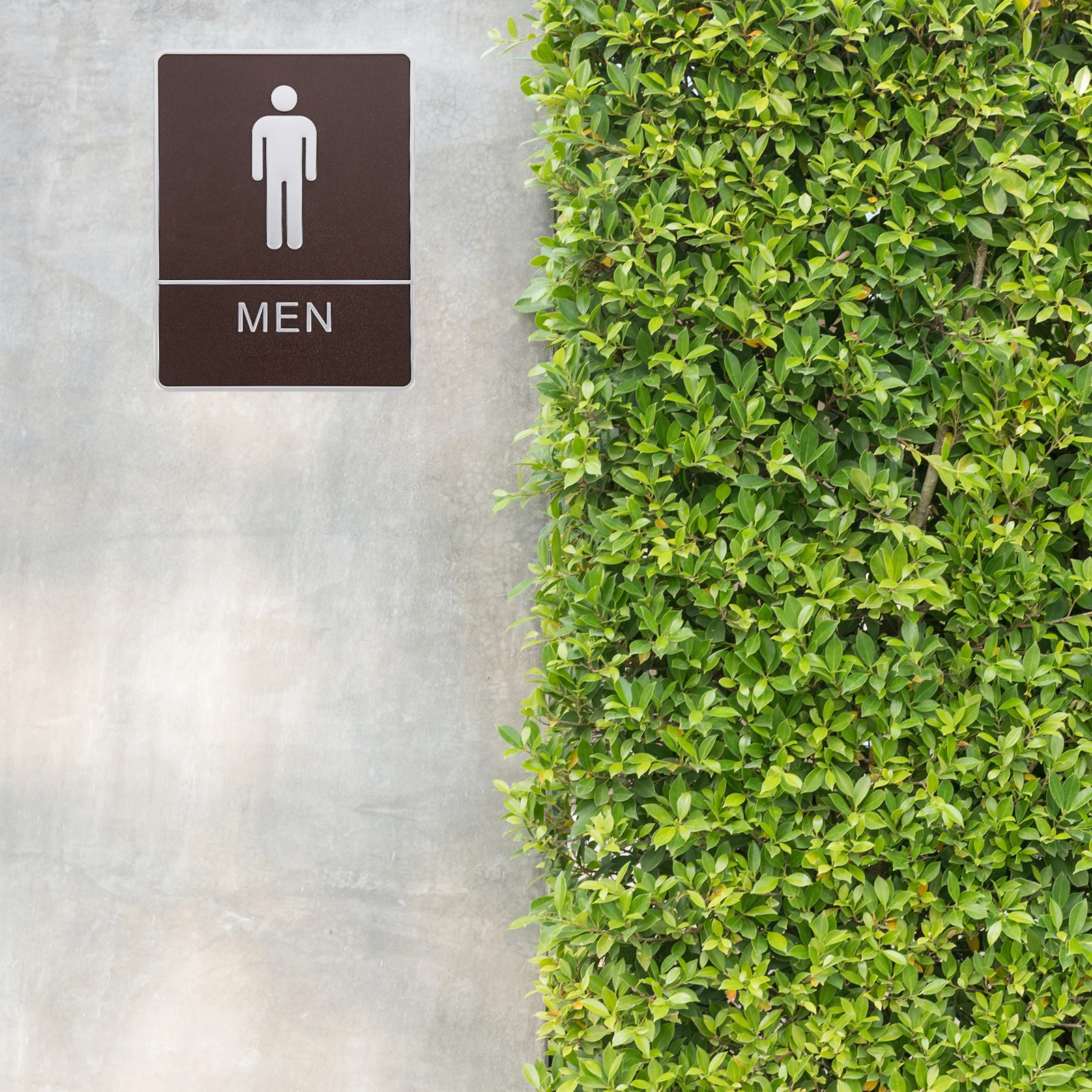 

Self Adhesive Toilet Sign Plate ABS Bathroom Door Decor Clear Guidance for Hotel Restroom Signs Safe Easy