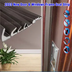 New 6M Self Adhesive I/E/D/V Shape Door Window Sealing Strip Acoustic PU Foam Weather Stripping Door Seal Tape Gap Filler 2023