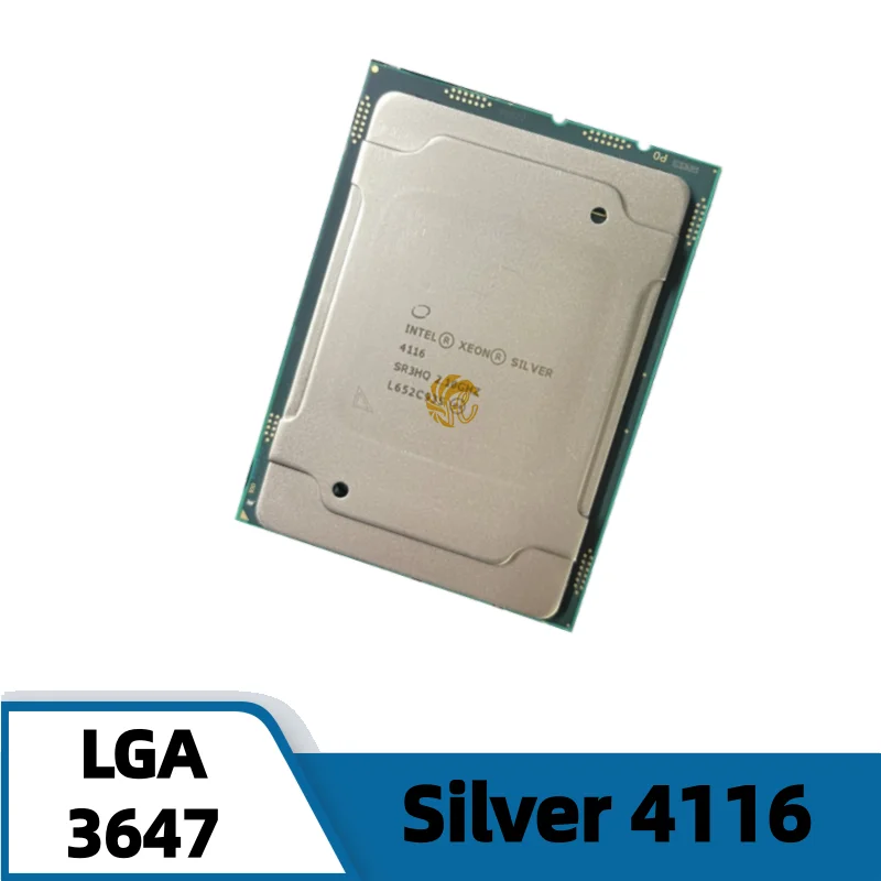 

Процессор Intel Xeon SILVER 4116, 2,1 ГГц, 12 ядер, 24 потока, 16,5 м, 85 Вт, LGA3647, Silver4116