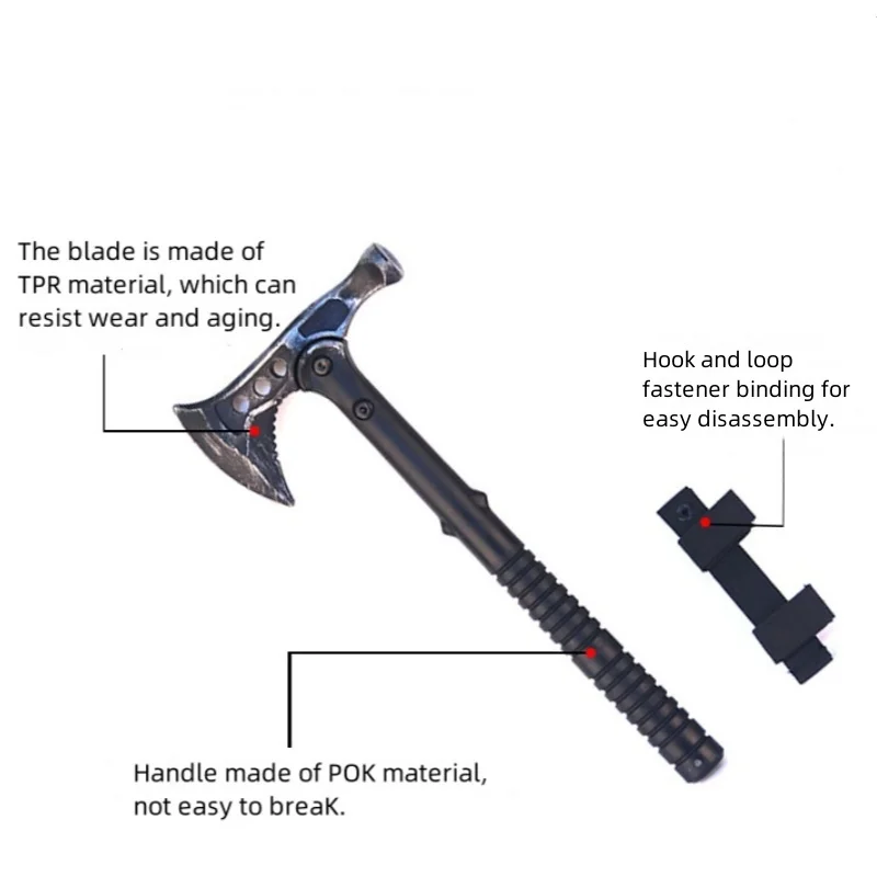 имитация топора резиновая модель 37 см тактический топор обучающая игра по фильму реквизит модель оружия самурая