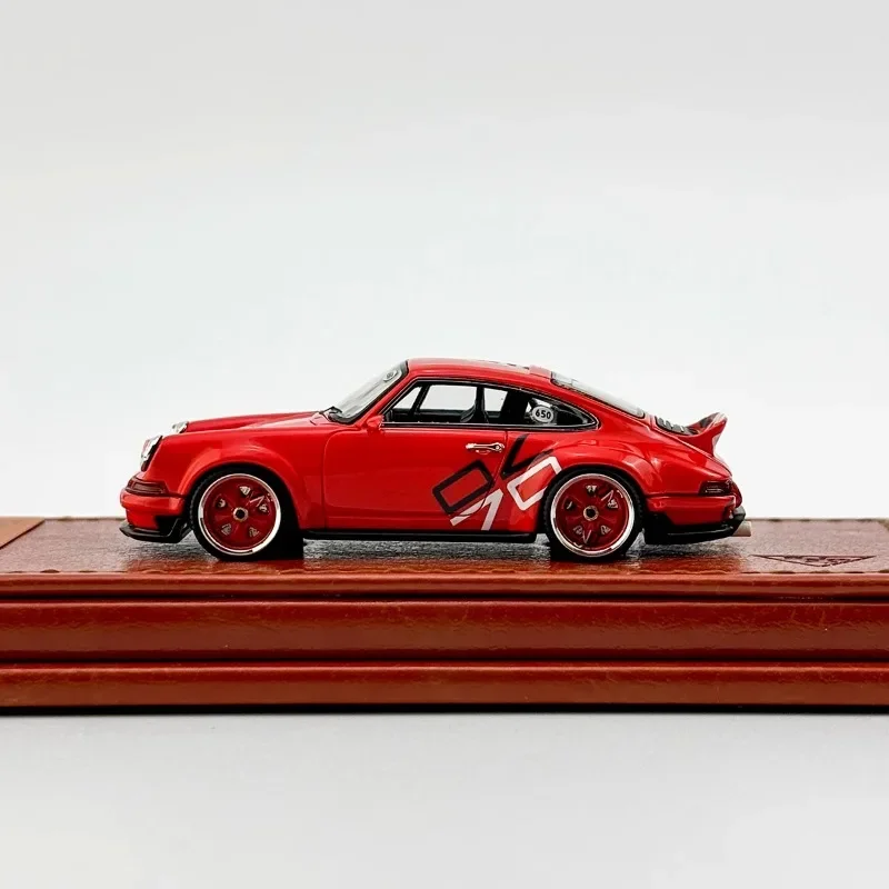 Make Up 1/64 Porsche Singer 911 964 DLS Legering Speelgoed Motorvoertuig Diecast Metaal Model Geschenken