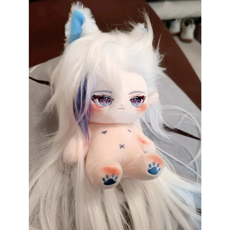 

20CM Genshin Impact Fontaine Neuvillette Plush Doll Focalors Adorable Changing Dolls Cosplay Accessory For Kids Christmas Gifts