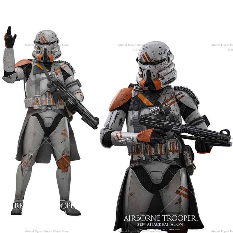 

HOTTOYS MMS794 масштаб 1/6, «Звездные войны, клон-солдат», 212 Атака, лагерь ВВС, 12 дюймов, полный набор, экшн-фигурка, мужской солдат, игрушки