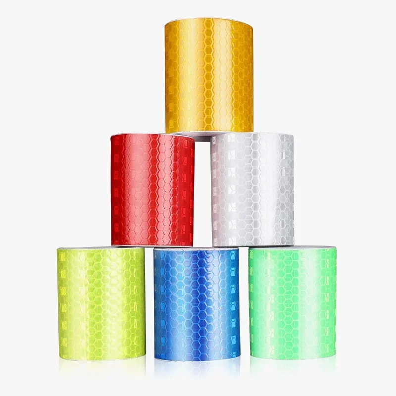Sticker Reflector Protective Tape Strip Car Reflective Tape Safety Warning Car Decoration Film Auto Motorcycle Sticker