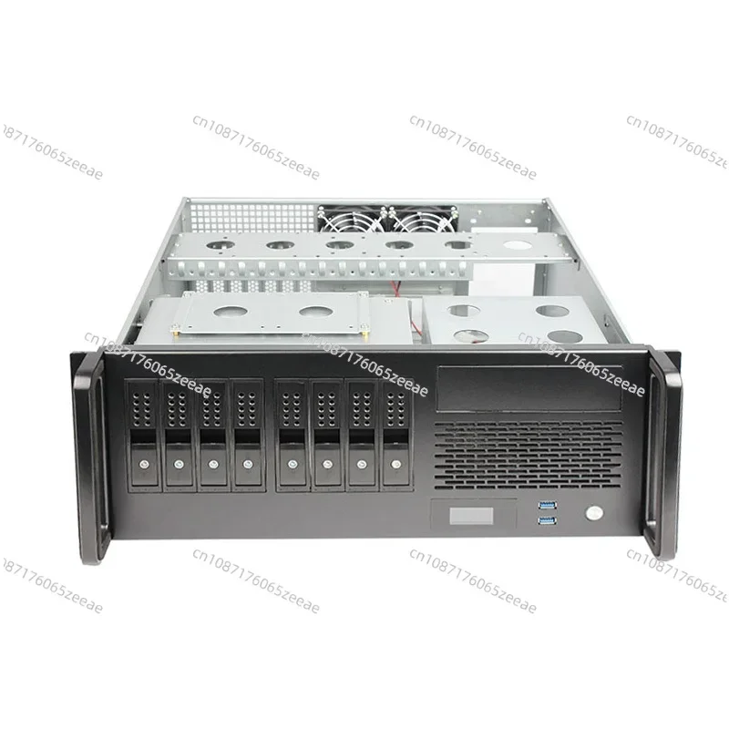 

Серверное шасси 4U, 8 бит для жесткого диска с возможностью горячей замены, большая материнская плата ATX, горизонтальный промышленный компьютер с дисплеем температуры