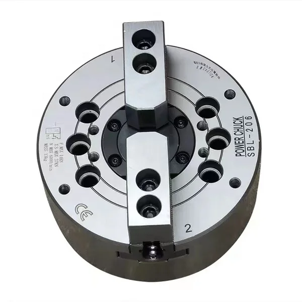 Original Standard 5 6 8 10 12-inch Hollow Solid Hydraulic Chuck Automation Stainless Steel Wholesale New Full Set 2-Claw 4-Claw