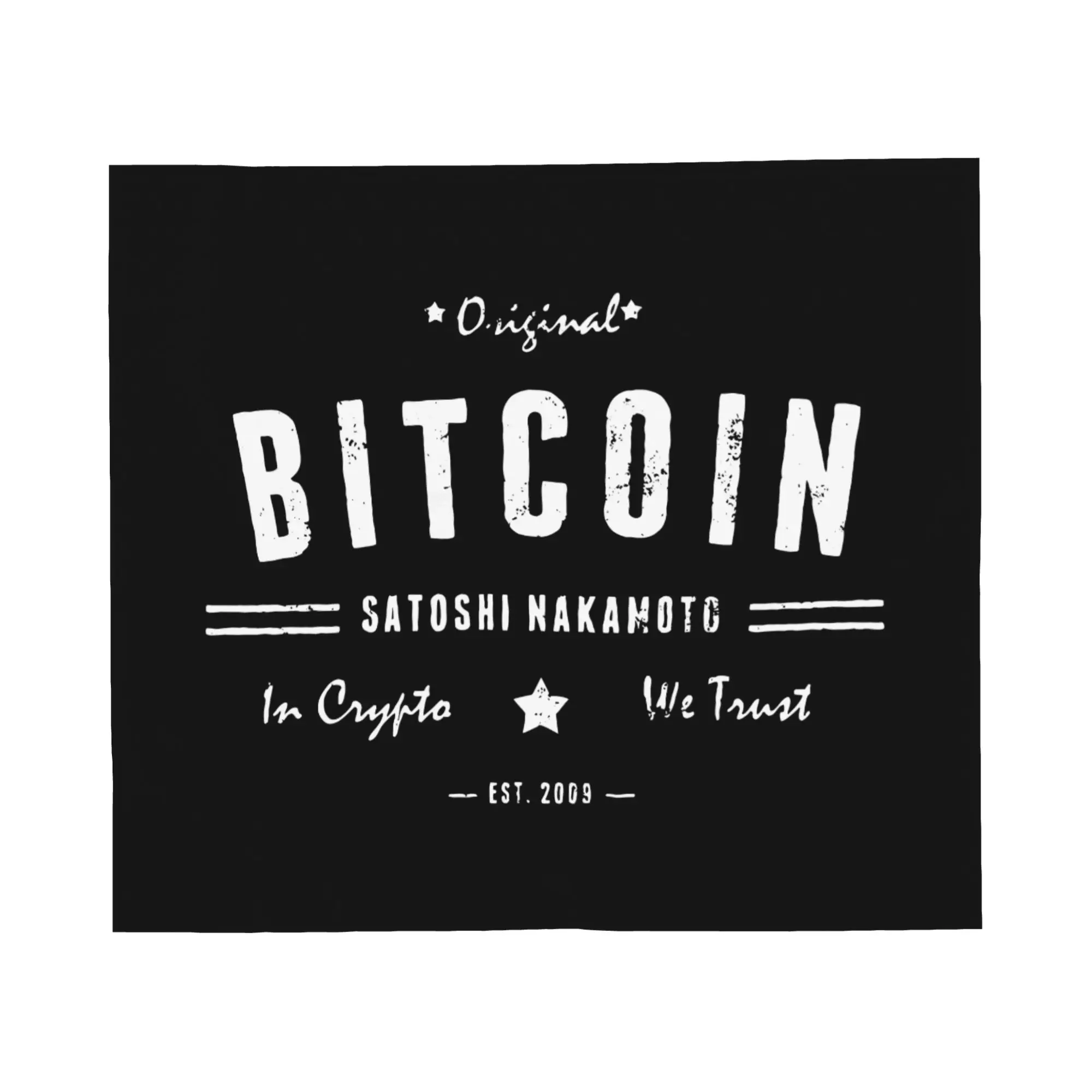 Bitcoin Original Satoshi Crypto Logo Flannel Blanket  Funny Throw Blanket for Home Hotel Sofa  125*100cm Quilt