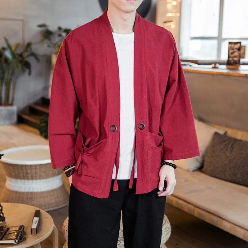 

Спецодежда для японского ресторана Sle Svel orms для мужчин и женщин с принтом логотипа молодежные хлопковые жакеты