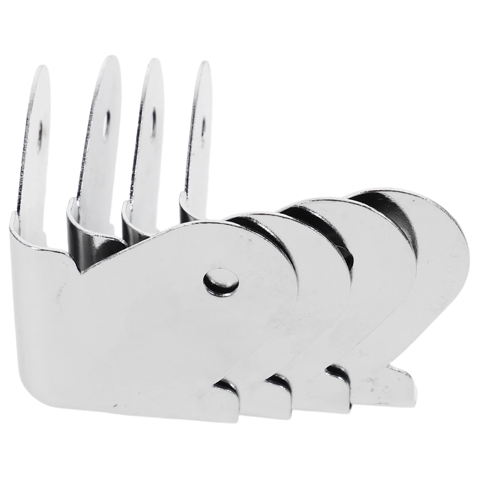 

4Pcs High Strength Metal Iron Corner Guards Furniture Edge Protector Shockproof Flight Case Box Desk Home Office Usage Hardware