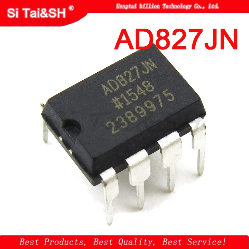 Si Tai&SH 2pcs AD827 AD827JN AD827JNZ DIP-8 Audio Fever Dual Op Amp Amplifier