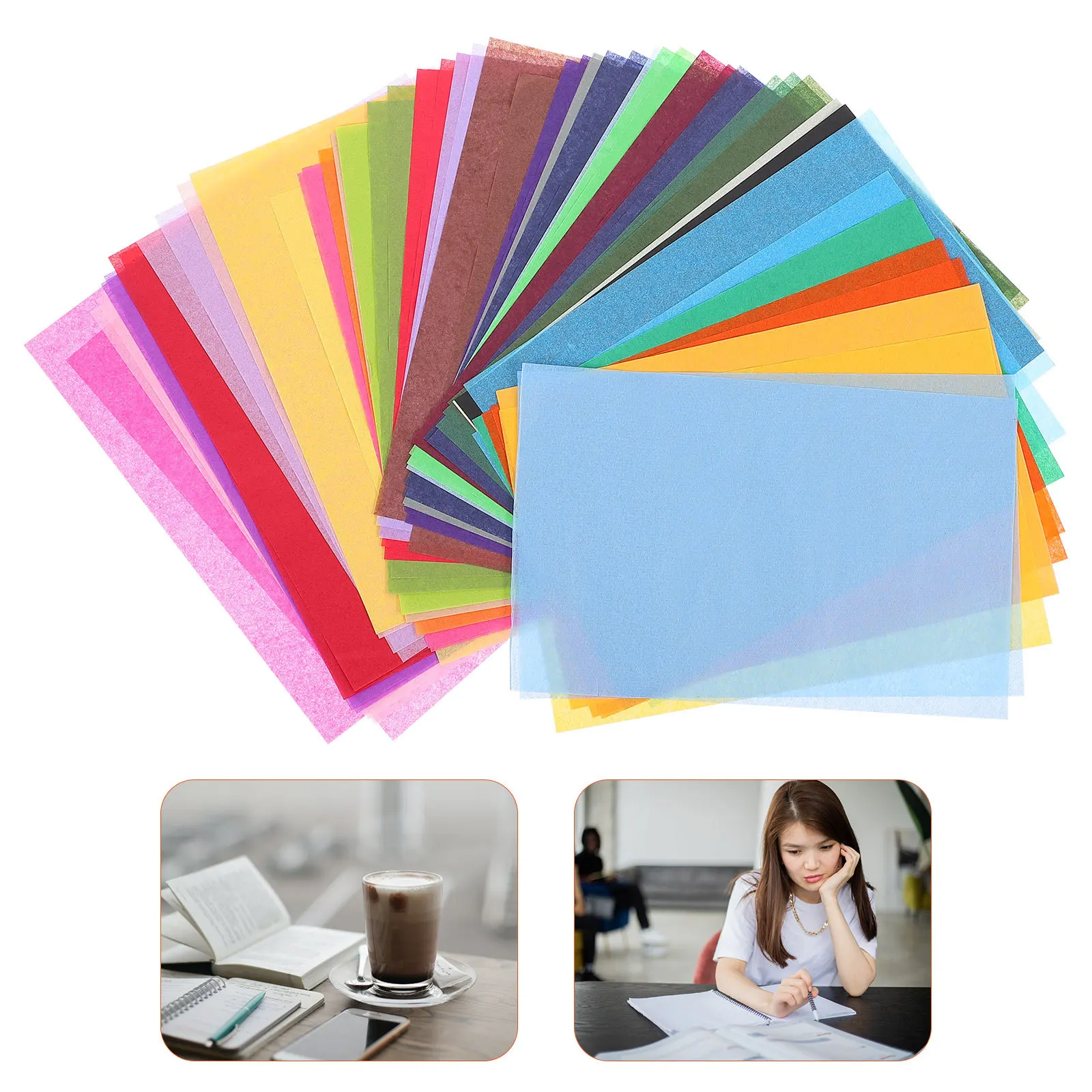 Papel de regalo de colores, hojas de tejido ultrafinas para manualidades Diy, álbum de recortes, ramo, embalaje, envoltura de regalos