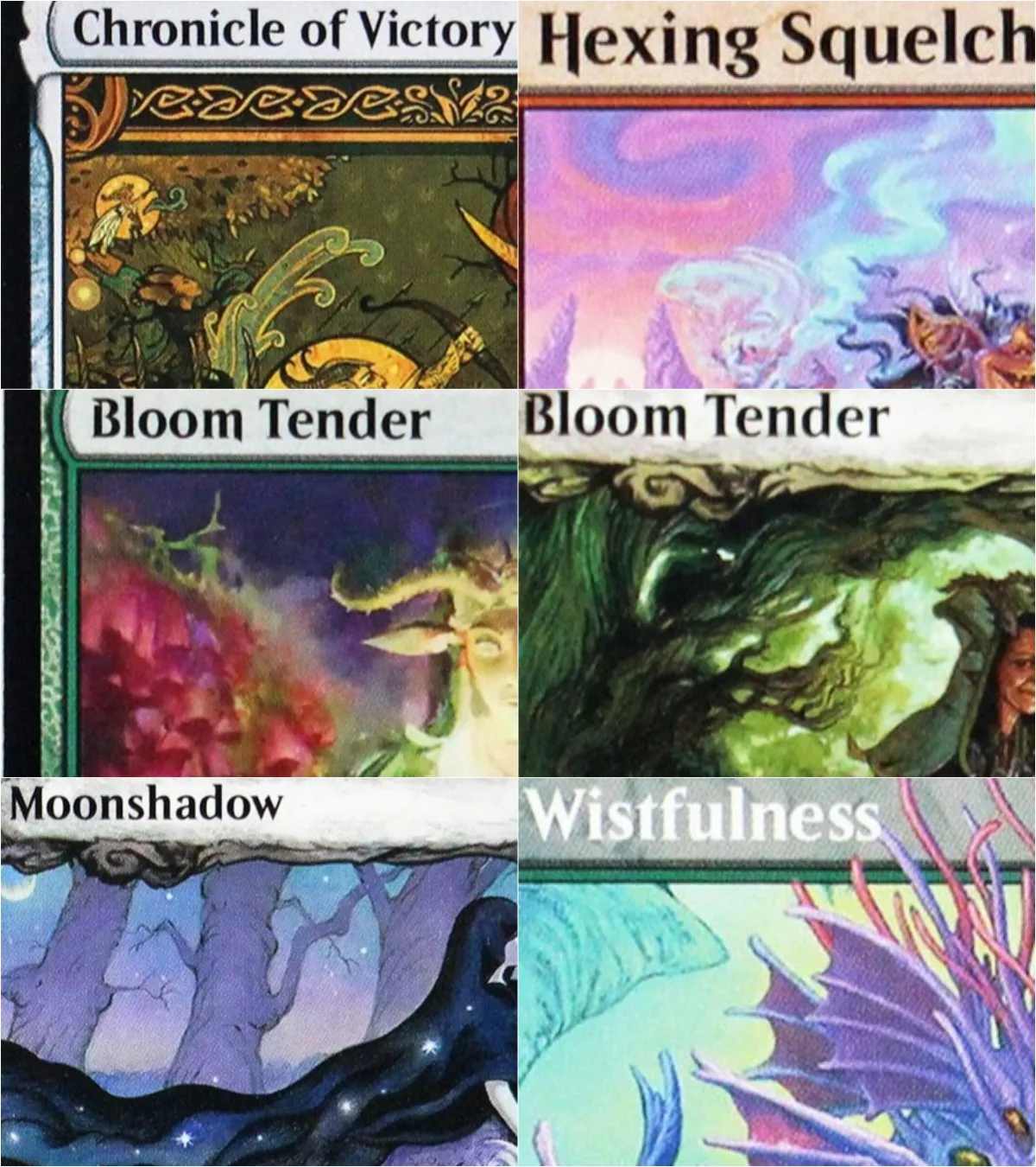 

ECL Holo "Moonshadow/Hexing Squelcher" Magical Proxy Cards Game Black High Quality Gathering Board Playing Game Trading Cards