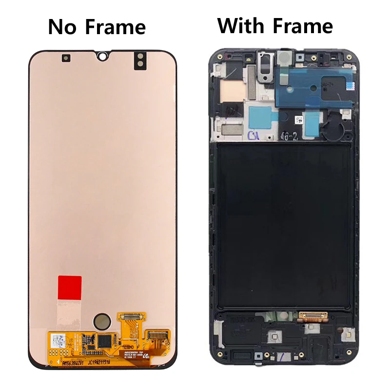 

Tested A50 Display For Samsung Galaxy A50 A505 LCD Display Screen Touch Digitizer Assembly Replacement Parts