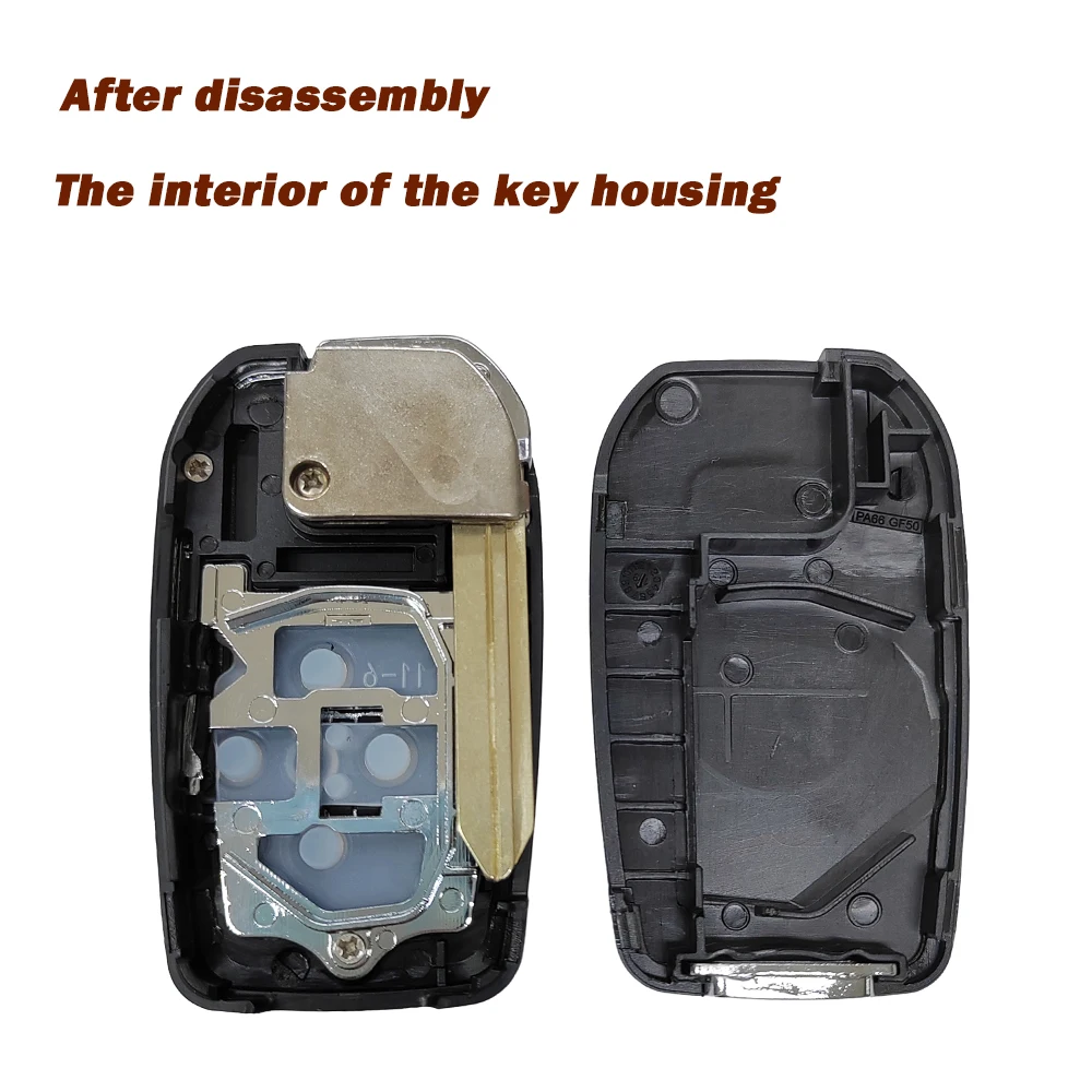 For Toyota 2/3/4BT Replacement Modified Remote Car Key Case Shell For Toyota Corolla Camry Auris TOY47 Upgrade Key Case